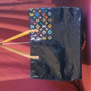 Louis vuitton READE GM dyed blue with multicolor monogram